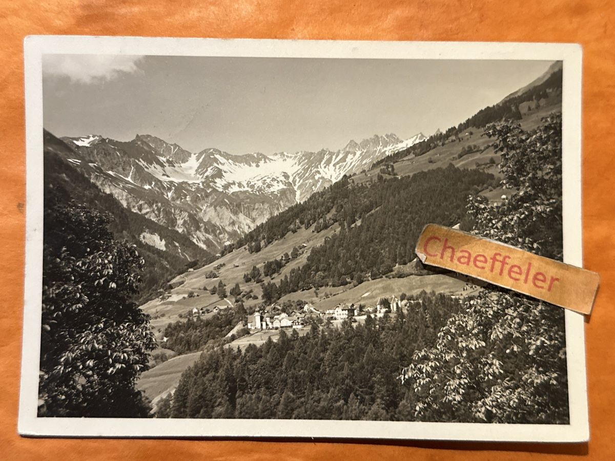 Cartes postales: Alte Ansichtskarte 1937 Valens Wildseehörner. – D'occasion à Zürich par Chaeffeler