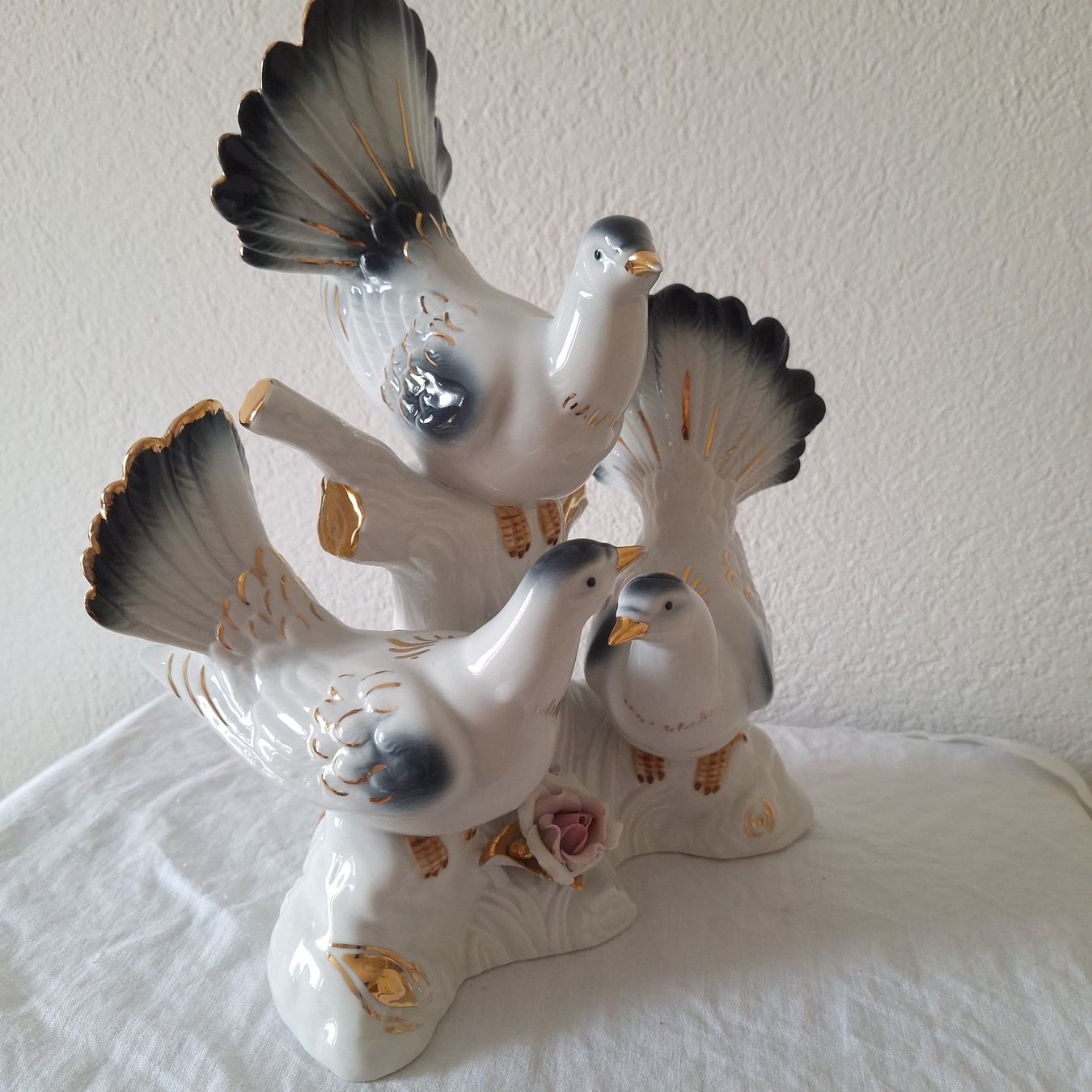 Tutte le decorazioni: Vintage 2 Tauben Dekoration – Usato da Winterthur venduto da Goldpipau 1
