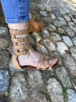 Sandales d'été en cuir -  Style unique et confort assuré