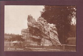 ST. GALLEN - Wildpark - Steinbockfelsen
