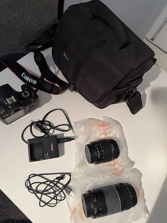 Canon Fotocamera: Canon Spiegelreflexkamera mit 2 Objektiven & Kameratasche – Usato da Derendingen venduto da tua_wyn6 2