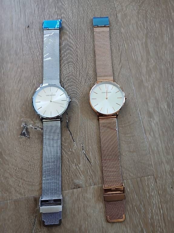 Orologi: Zwei Armbanduhren rose gold/silber – Nuovo e nell'imballaggio originale da Grächen venduto da jan_9wyc