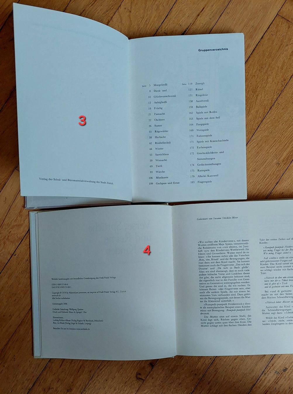 Bücher: 4 Bücher/Hefter Singen, Spielen, Verse... – Gebraucht aus Uitikon Waldegg von Smeragol 5