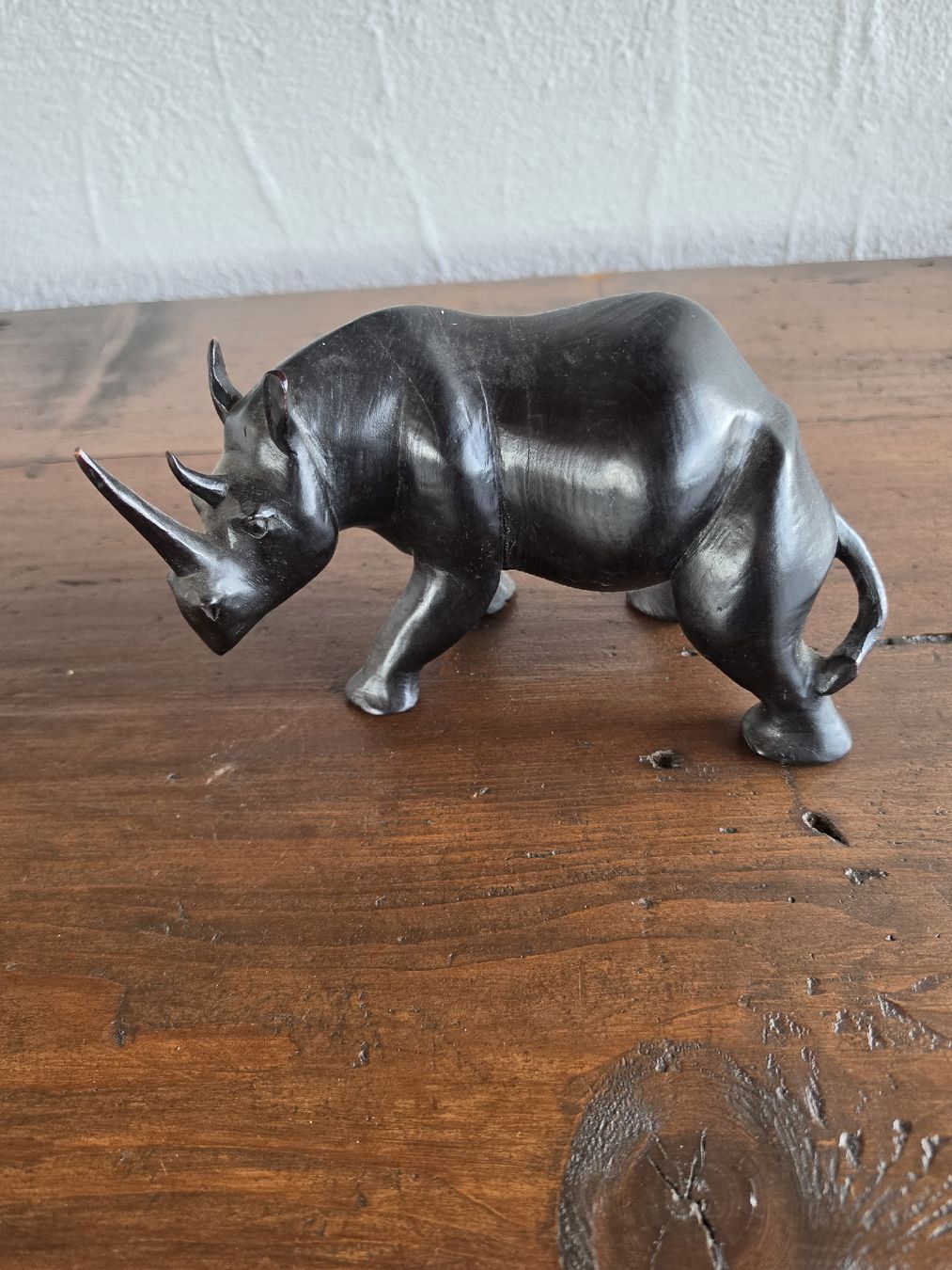 Statuette: Holz Nashorn – Usato da Emmen venduto da Sandygasser74