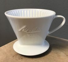 Vintage MELITTA Porzellan Filter 102 mit 1 Loch