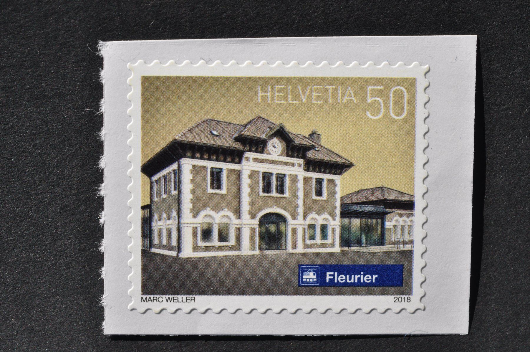 Tutti i francobolli: Abart Doppelte Pfosten Bahnhof Fleurier 2018 ** – Nuovo (secondo la descrizione) da Worb venduto da Buespy 2