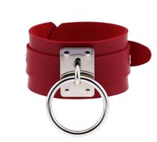 NEUES rotes Armband unisex mit dem Ring der O - 222129
