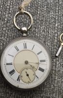 Ancienne montre de poche à cylindre 4 rubis avec clé !