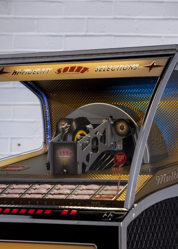 Musiktruhen: Sound Leisure Rocket  Vinyl  black ash – Neu (gemäss Beschreibung) aus Schalunen von schwabspielautomaten 3