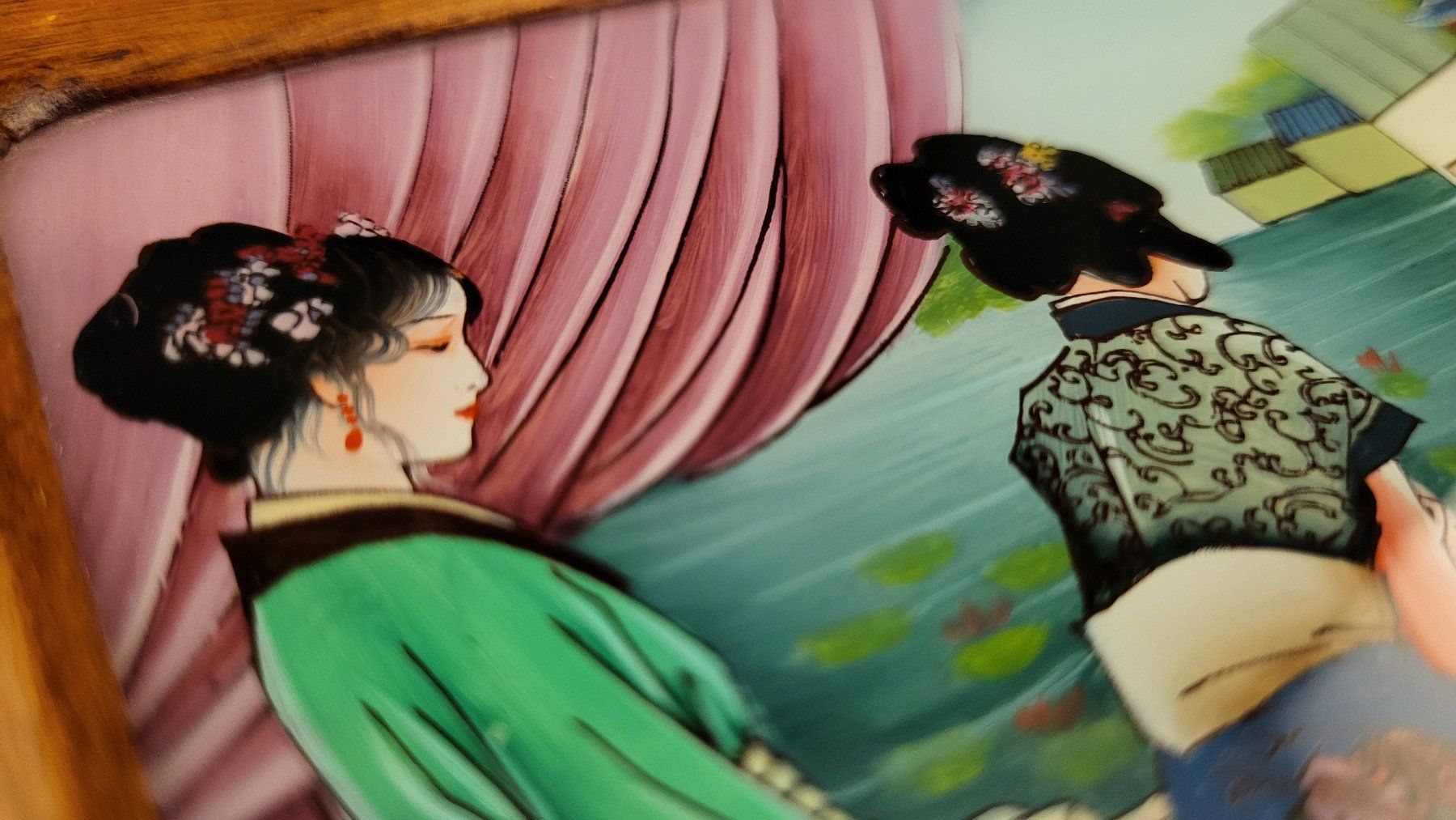 Dosen: Schmuck-Schatulle mit asiatischem Motiv – Gebraucht aus Basel von spinne02 2