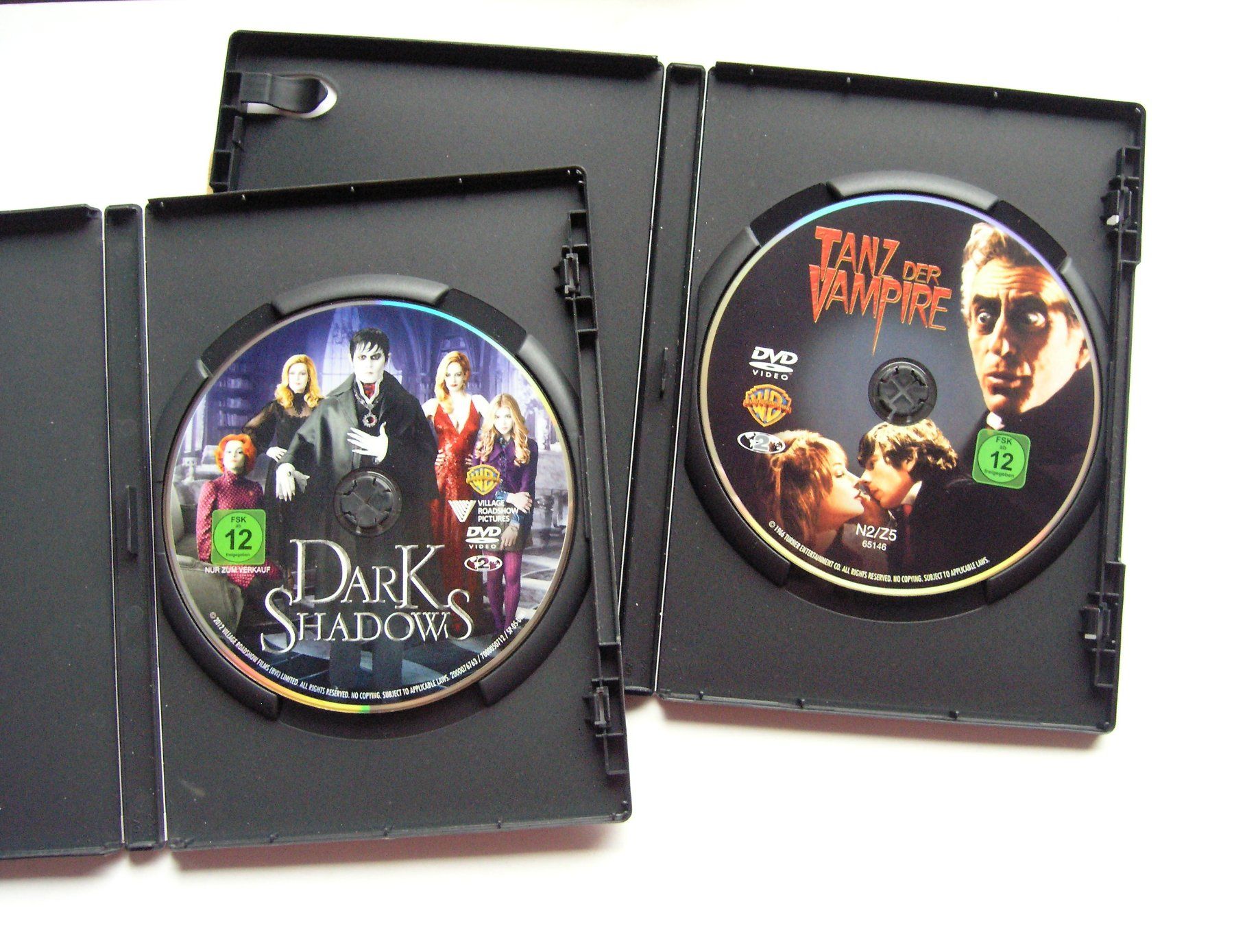 Tutti i DVDs: 2 DVD Set Tanz der Vampire & Dark Shadows – Usato da Zuzwil SG venduto da vette13 2