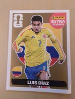Panini Extra Sticker Luis Diaz Colombia Gold