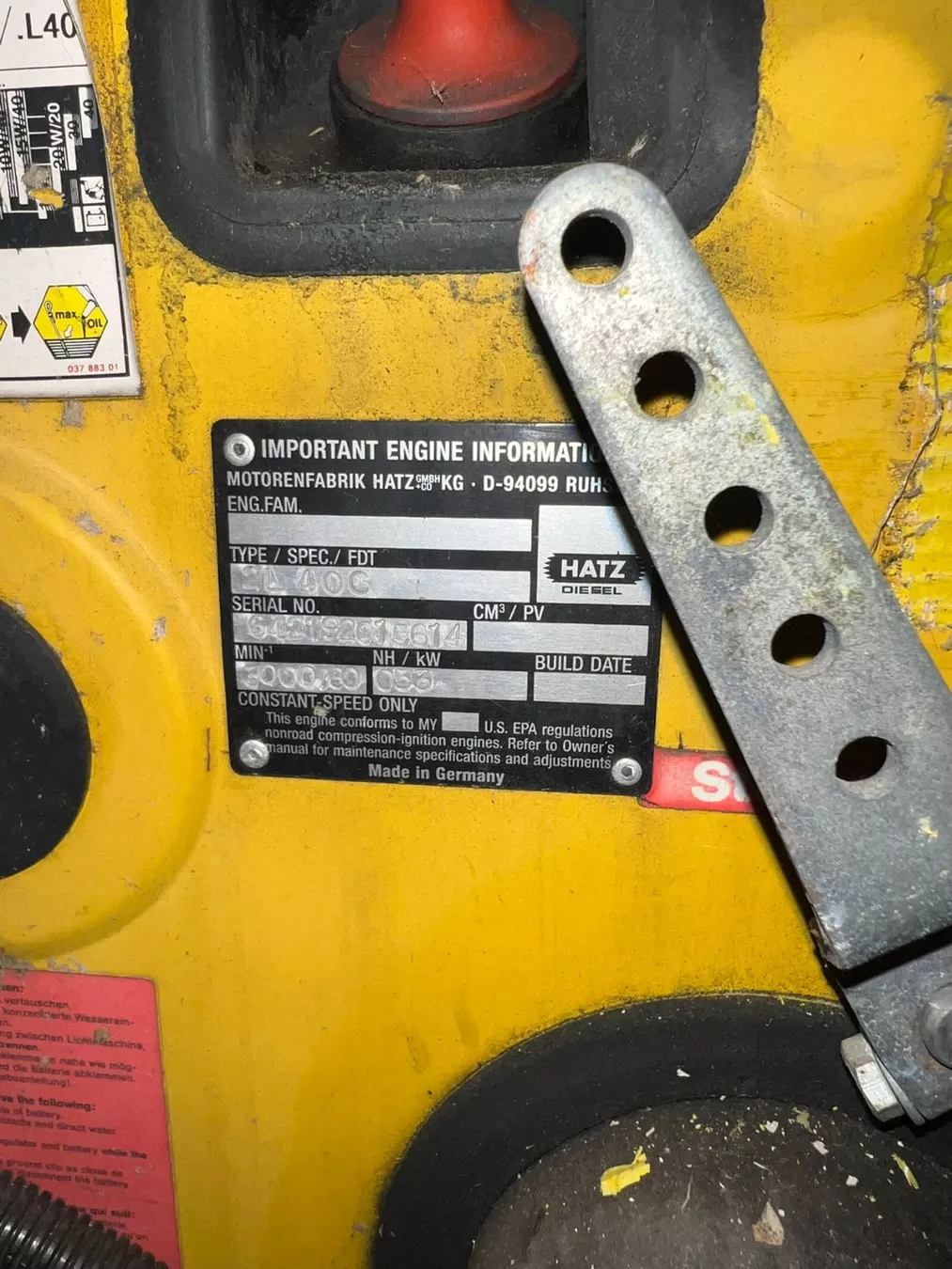 Hatz  Motori: Hatzmotor – Usato da Bannwil venduto da N.Heimberg 1