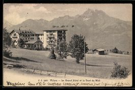 Villars, Le Grand Hotel et la Dent du Mi