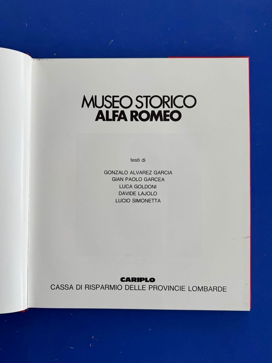 Libri: Museo Storico. Alfa Romeo. 1978 – Usato da Adliswil venduto da buch_und_kunst 1