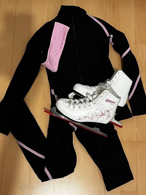 Pattini da ghiaccio: Schlittschuhe inkl. Eiskunstlaufset – Usato da Allschwil venduto da ami_78mr