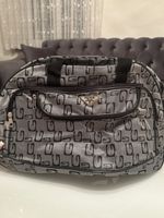 Modische Reisetasche / Sporttasche, Grau/Schwarz, Top!