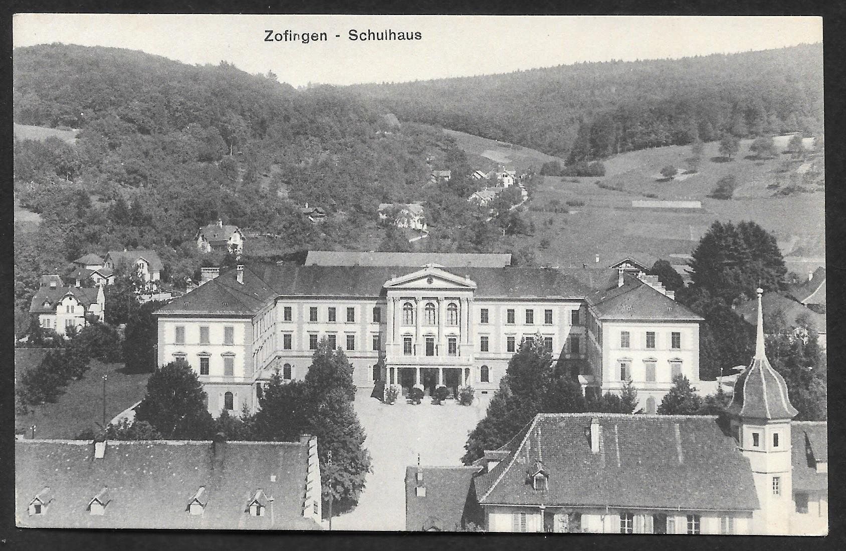 Ansichtskarten: Zofingen Schulhaus – Gebraucht aus Olten von clotaldi