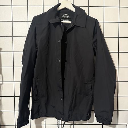 Dickies Coach Jacket XS, Black, Perfect Condition