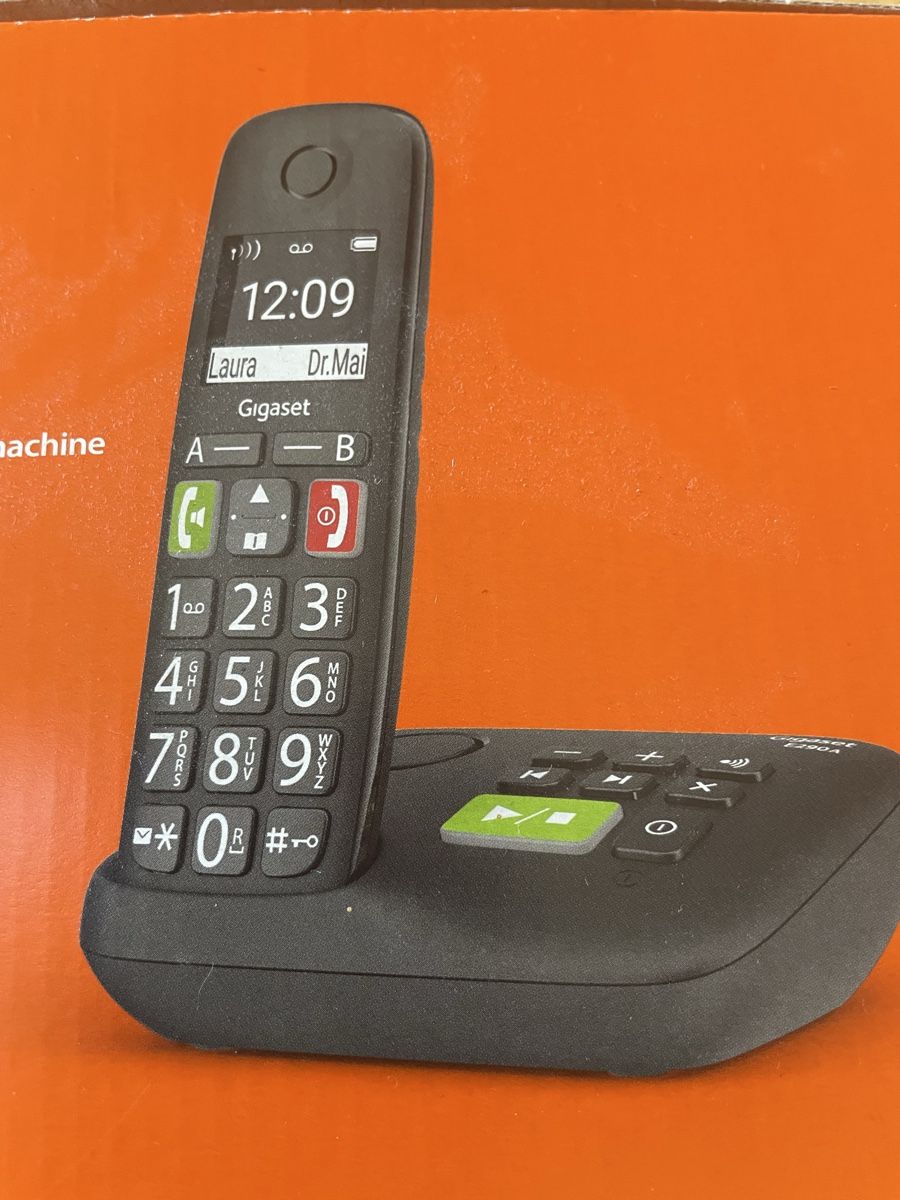 Gigaset Telefone: Gigaset E290A CH VERSION Telefon CH mit Anrufbeantworter – Neu und originalverpackt aus Steinhausen von Piaweber1943.