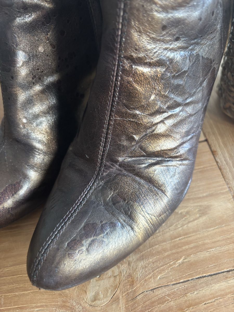 Vic Matié Scarpe da donna: VIC MATIÉ Lederstiefel – Usato da Basel venduto da ChezMarilyn 6