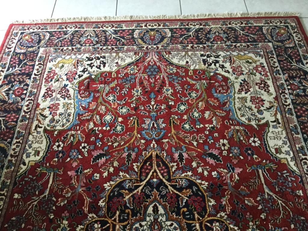 Tappeti: Roter Orientteppich, Indo-Mesched, Top Zustand! – Usato da Gurmels venduto da Orija 1