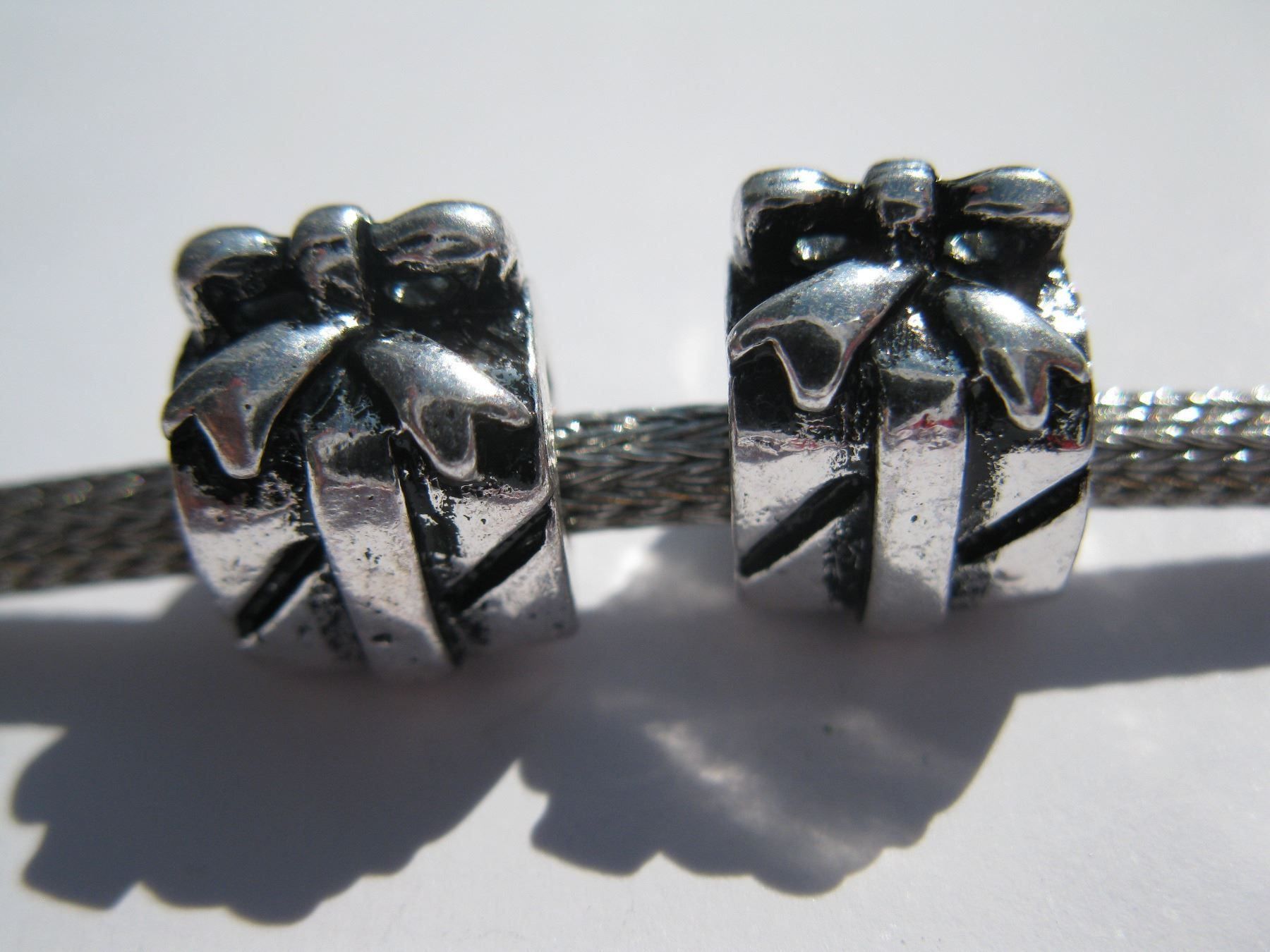 Perle (finte): 3 Metallperlen, Grosslochperlen, Beads Geschenk – Nuovo e nell'imballaggio originale da St. Margarethen TG venduto da LuanaKa 1