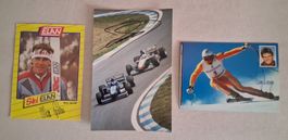 Max Julen - Franz Heinzer - David Coulthard - 3 autographes