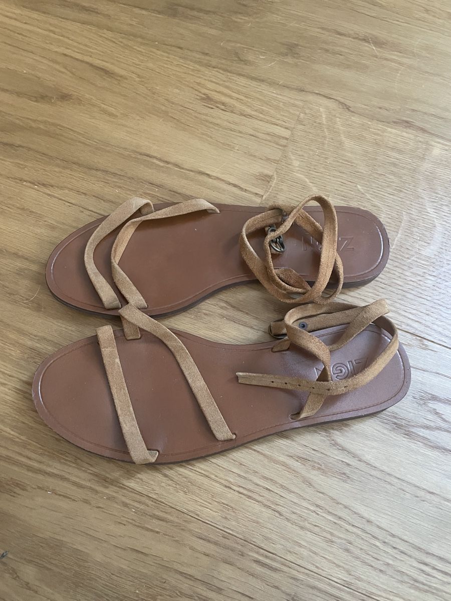 Scarpe da donna: Zign Ledersandalen Velours Leder – Usato da Zürich venduto da M500ZH