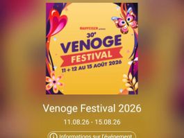 1 Billet Venoge Festival David Guetta 11.08.2026