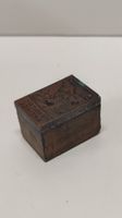 Antiker Druckstock Holz/Metall Photoartikel Siegfried (L34)