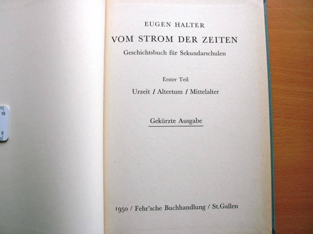 Libri: Vom Strom der Zeiten – Usato da Grenchen venduto da Kogi7 1
