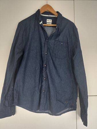 Mustang denim shirt size M slim fit