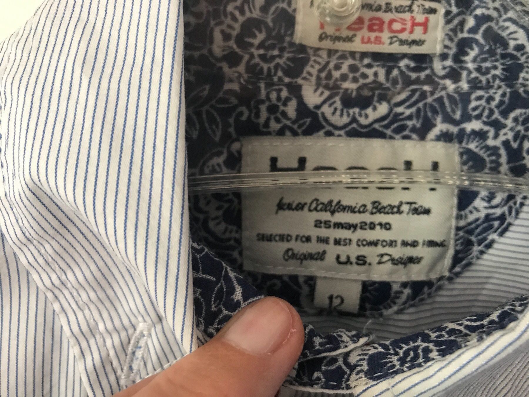 Camicie, T-shirt & Polo: Langarm Hemd dünn modisch Gr. 12 – Usato da Mauren venduto da SB1606 1
