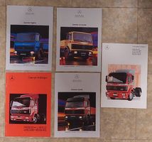 Prospectus , Catalogues , Camions Mercedes Benz