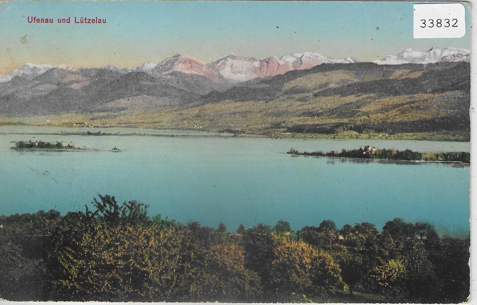 Cartoline postali: Ufenau und Lützelau - Litho – Usato da Ettingen venduto da Kartenplanet