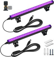 Schwarzlicht LED Strip 10W 28cm USB Schwarzer Lichtbalken