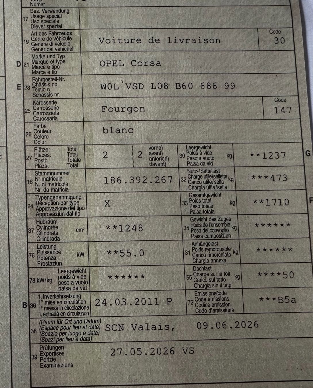 Opel Automobili: Opel Corsa D Expertise du jour – Usato da Vionnaz venduto da Ferreira111 5