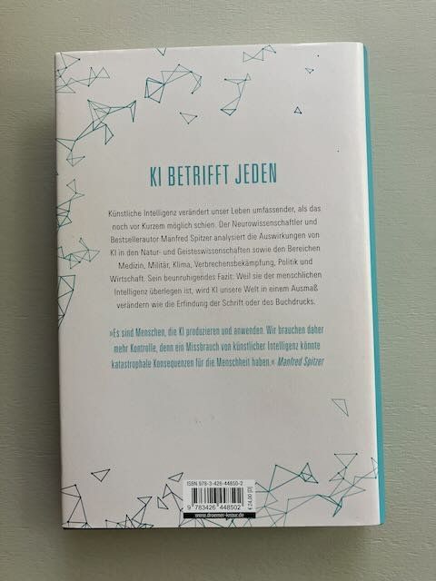 Libri: Buch: Künstliche Intelligenz von Manfred Spitzer – Usato da Basel venduto da Bayo 1