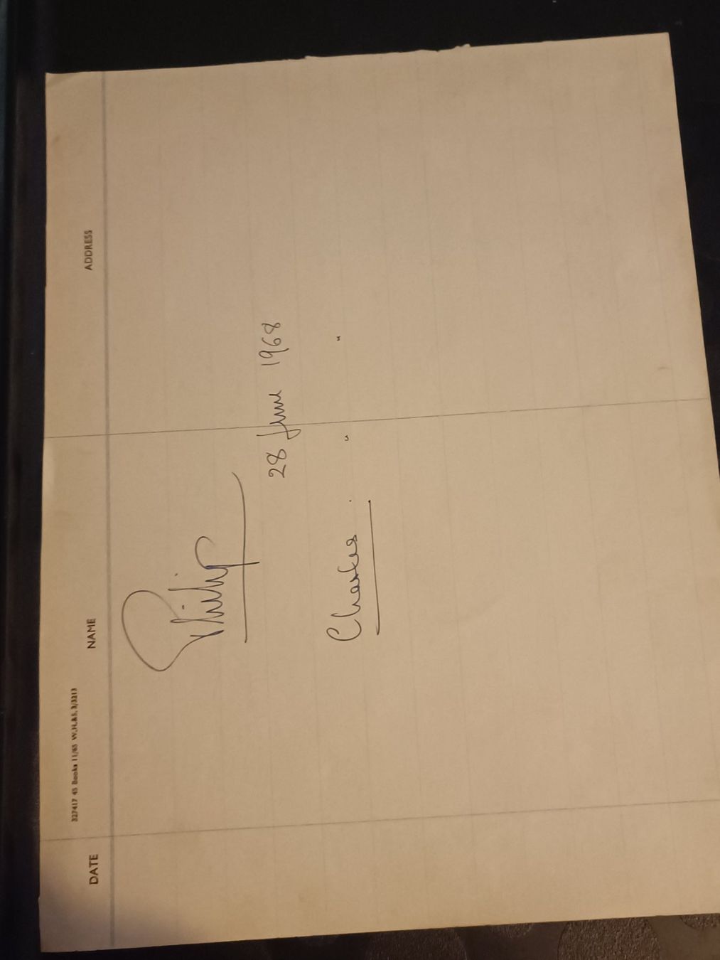 Autografi: King Charles III & Prince Philip - handsigniert - – Usato da Menziken venduto da Artographs 1