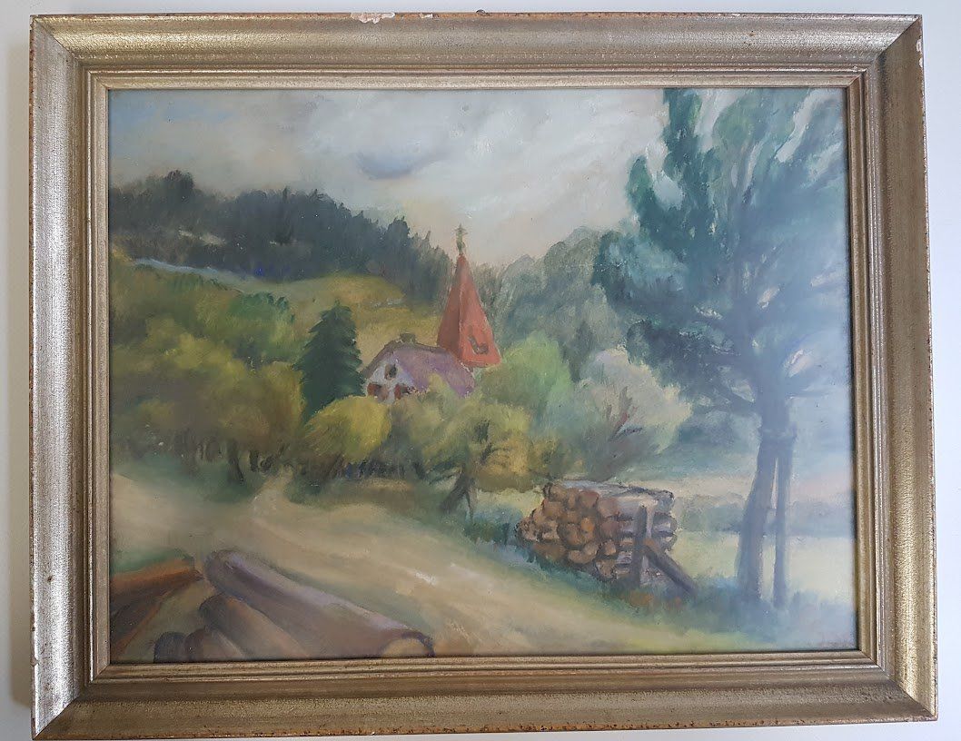 Gemälde: Aquarell Landschaft – Neu (gemäss Beschreibung) aus zurich von ARTMYART