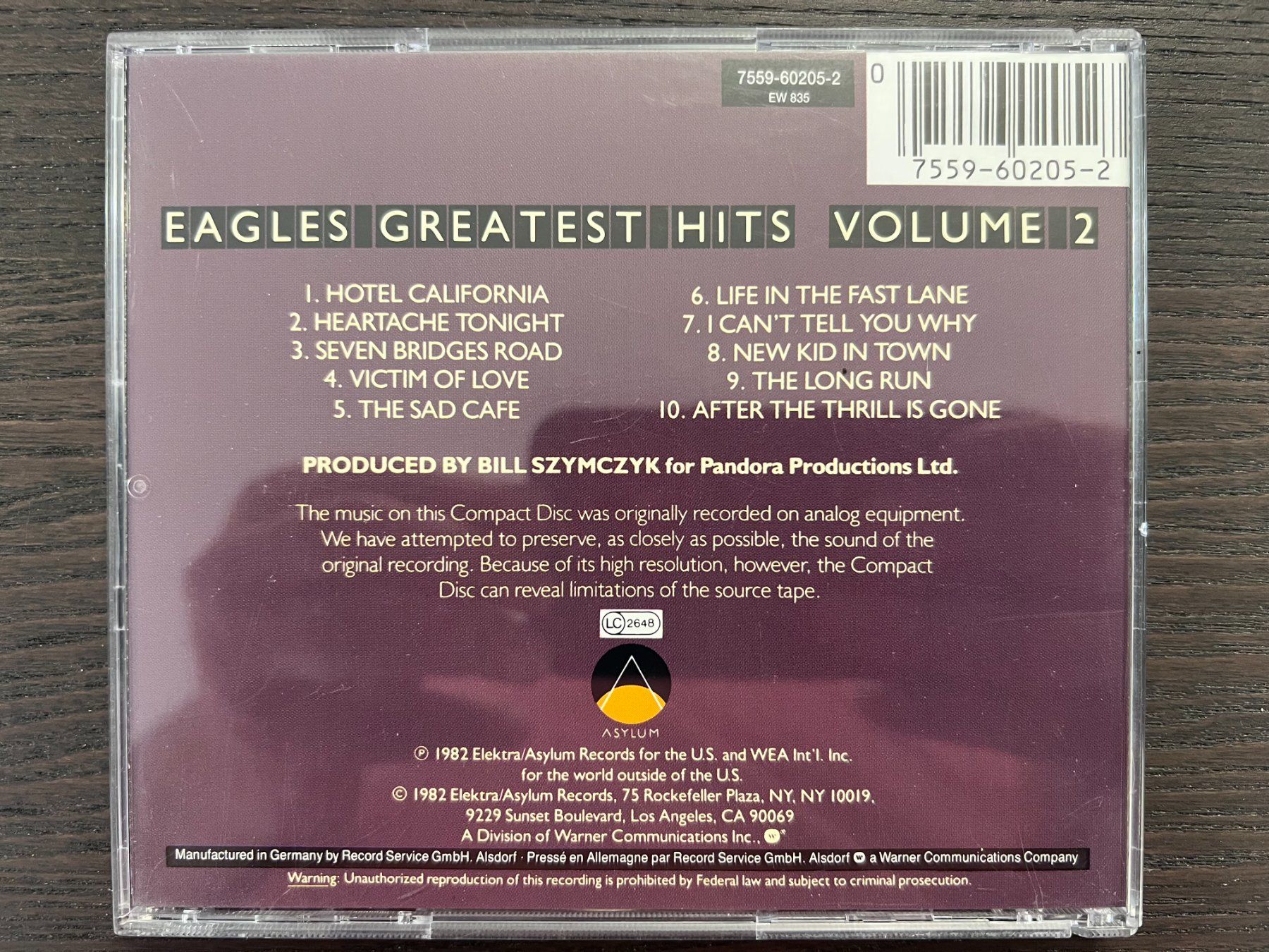 CD: Eagles - Greatest Hits Vol. 2 – Usato da Zürich venduto da MusikFreunde 1