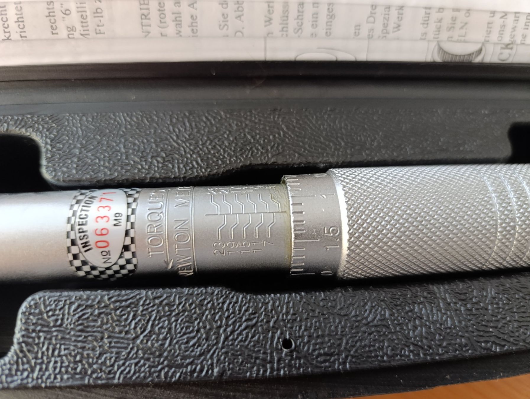 Tutti gli attrezzi: Clé dynamométrique 1/4", 5-25 Nm Toolzone SS029 – Usato da Prangins venduto da Timband 3
