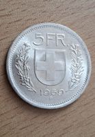 5 FRANKEN SILBERMÜNZE 1969 - UNZIRKULIERT