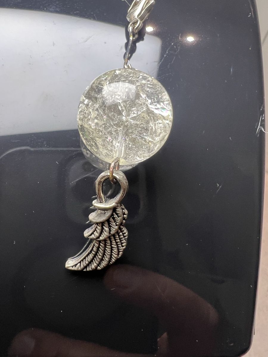 Ketten: Collier argent perle de quartz aile d'ange – Neu (gemäss Beschreibung) aus Chenens von anasantos90 1