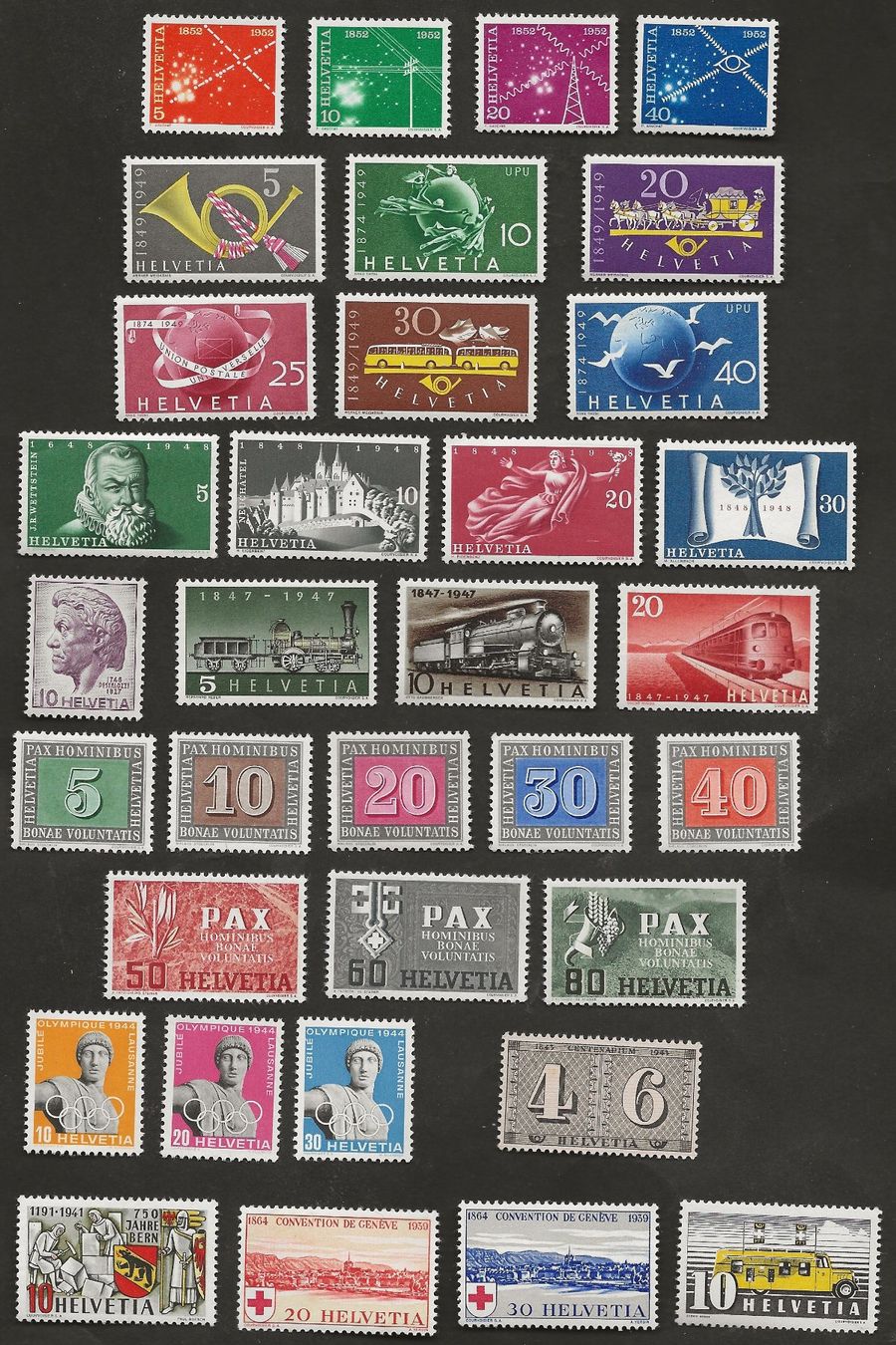Tutti i francobolli: Schweiz 34 Werbemarken postfrisch Katalog 66.- – Nuovo (secondo la descrizione) da Au ZH venduto da xelagreb01