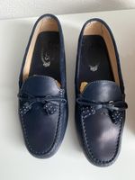 TOD‘S Ledermokassins blau Gr. 40