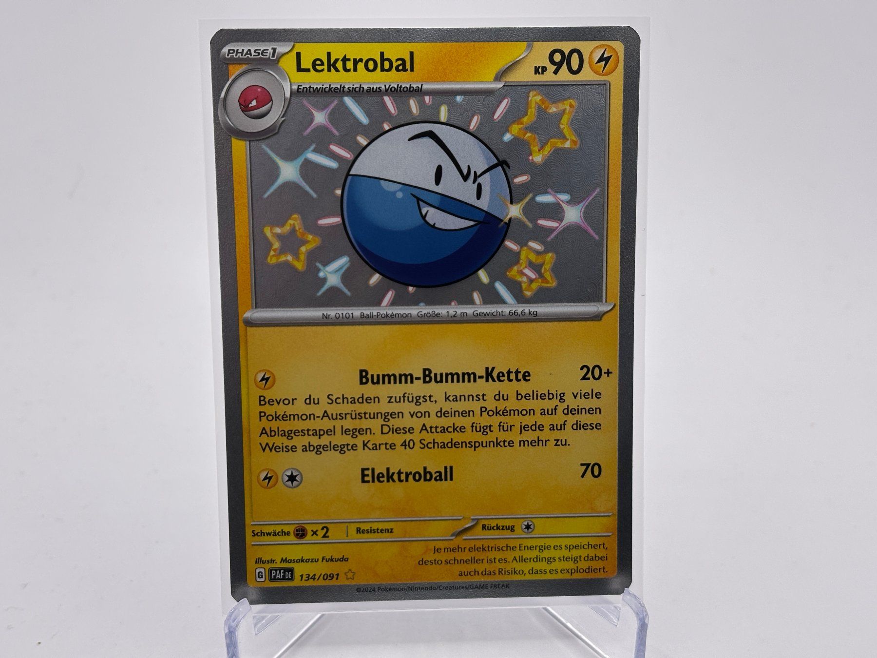 Pokémon Carte collezionabili: Paldeas Schicksale - Lektrobal  (PAF 134) - DE – Nuovo (secondo la descrizione) da Allschwil venduto da Bullach