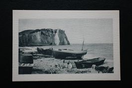 Ansichtskarte Etretat Les Falaises gebraucht schwarzweiss