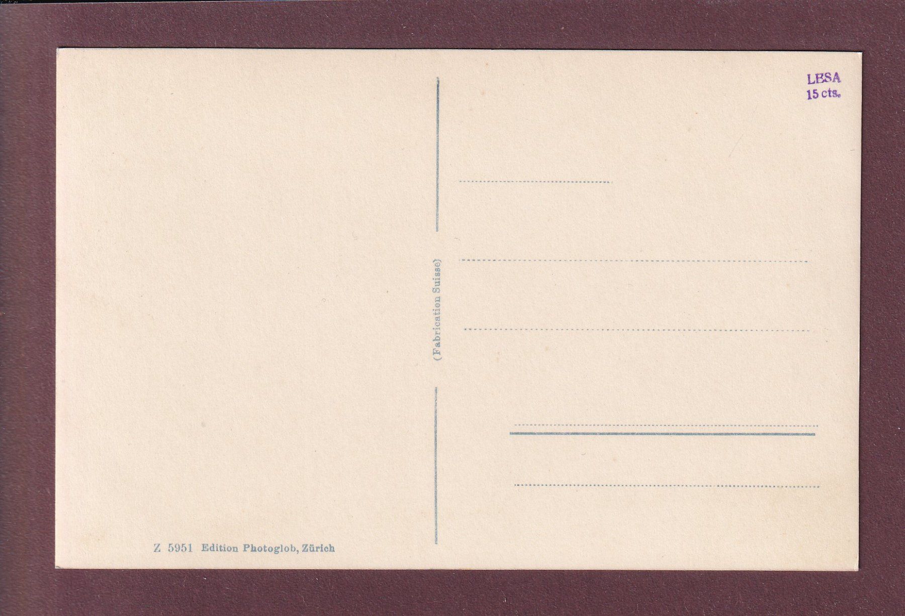 Cartoline postali: HOHTÜRLI KLUBHÜTTE – Usato da Pully venduto da nicecards 1